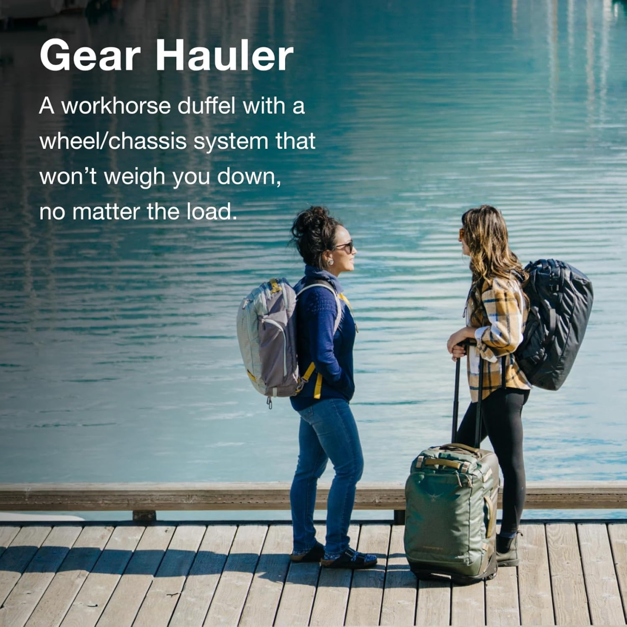 Osprey Osprey Transporter Wheeled Duffel 60 Blue Flame Os