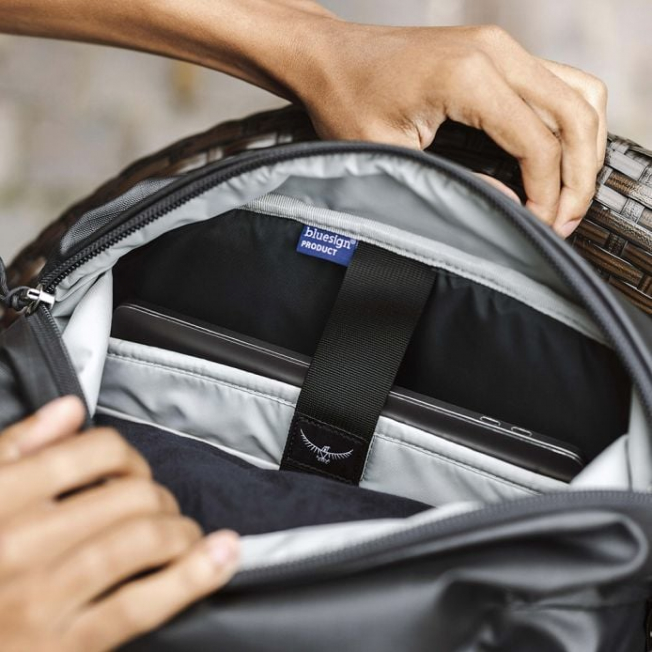 Osprey Osprey Transporter Zinch Raven Black Os