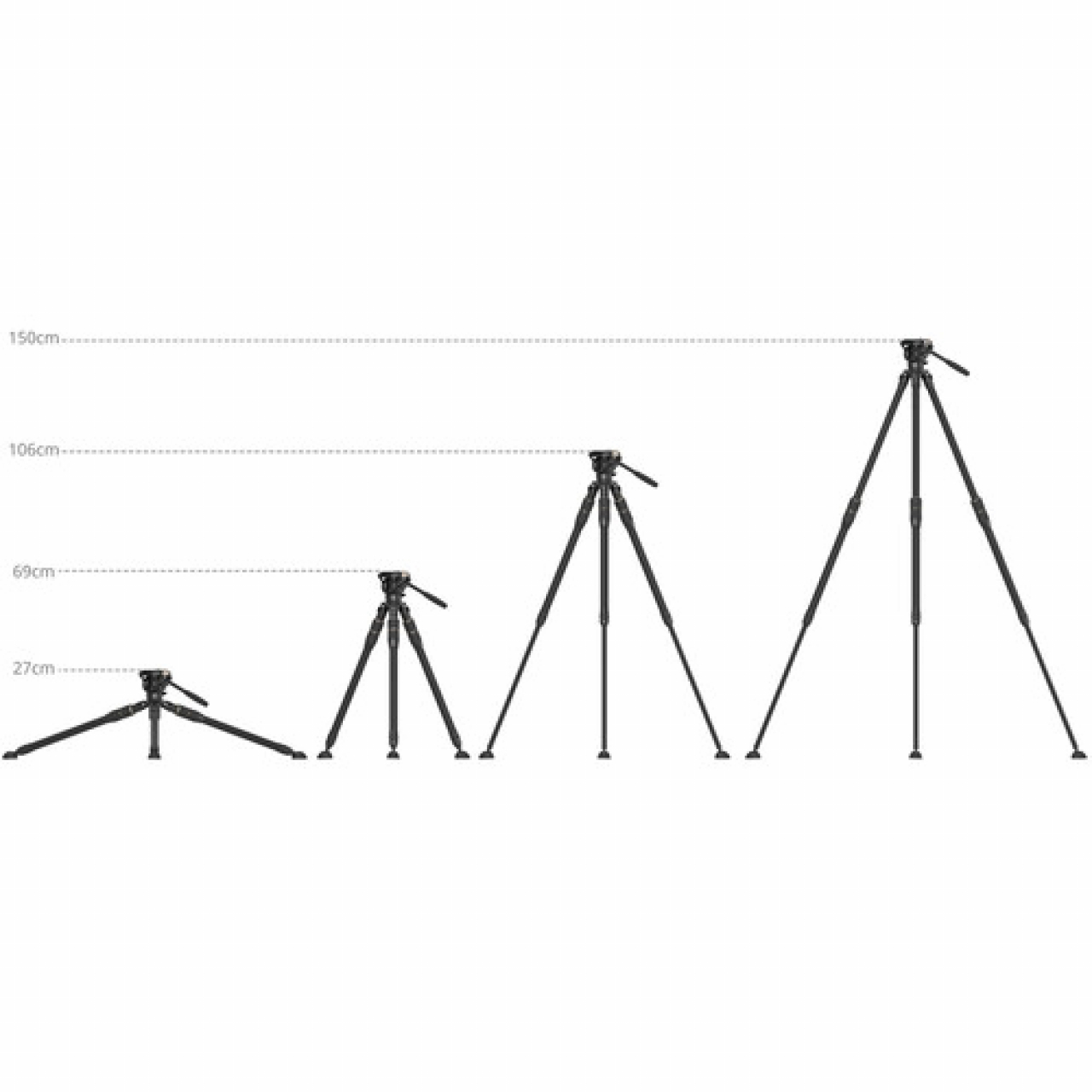 Smallrig SmallRig Carbon Fiber Tripod Kit FT-S303 4643