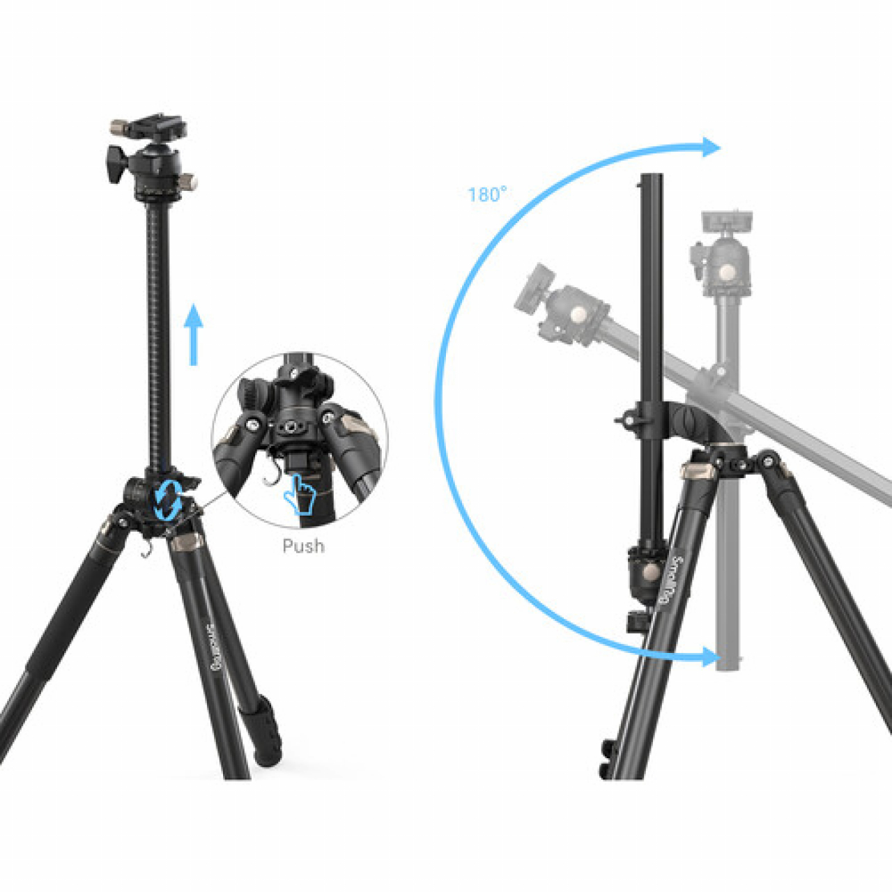 Smallrig SmallRig Lateral Center Column Tripod CT200 4288