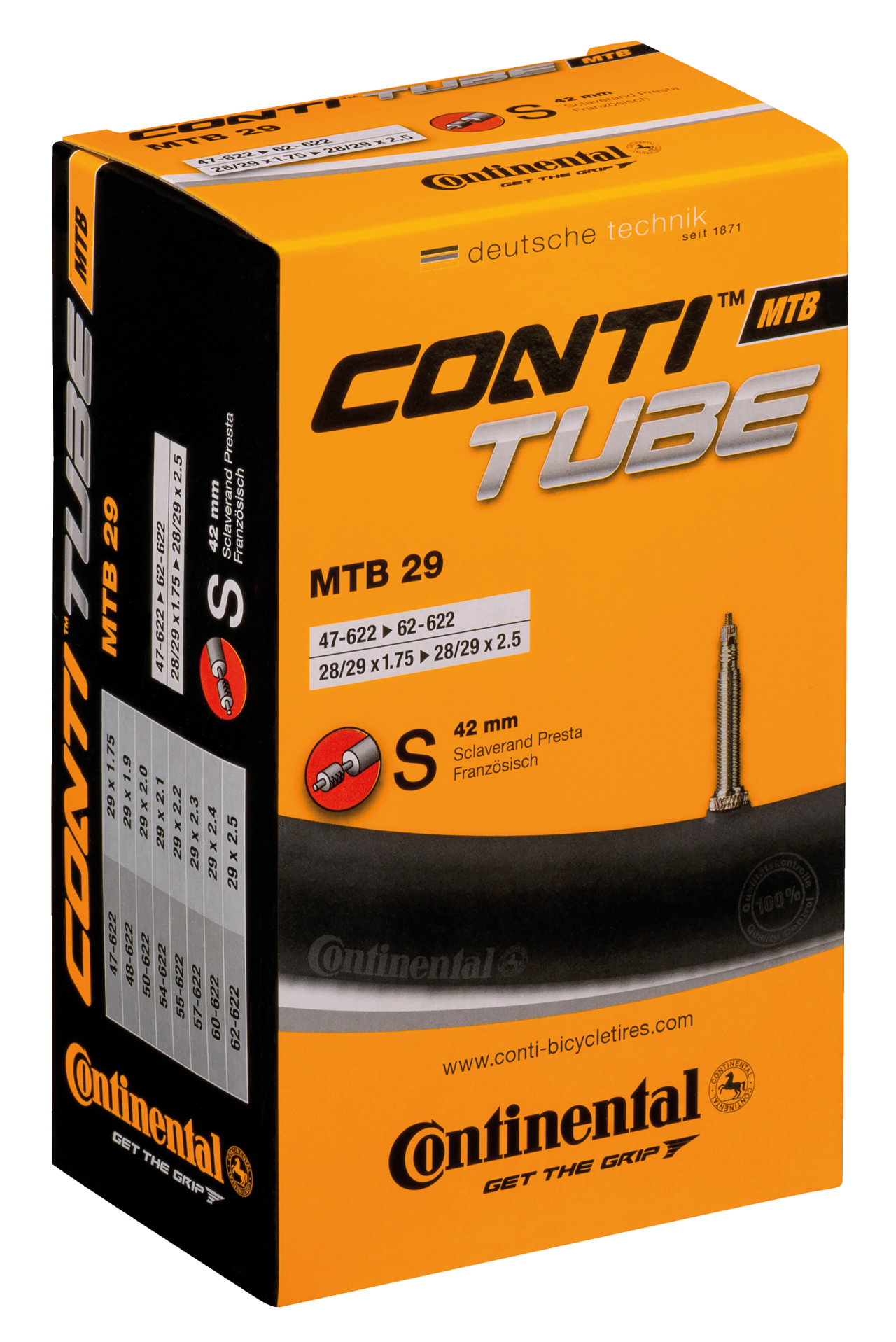 Continental Continental Camera d'aria MTB 29
28/29x1.75-2.50