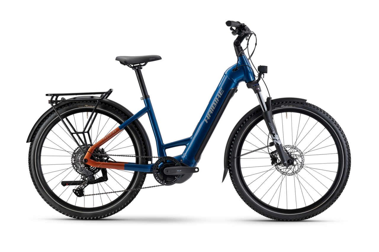 Haibike Haibike TREKKING 4 - Low blue/orange/silver Taglia 38