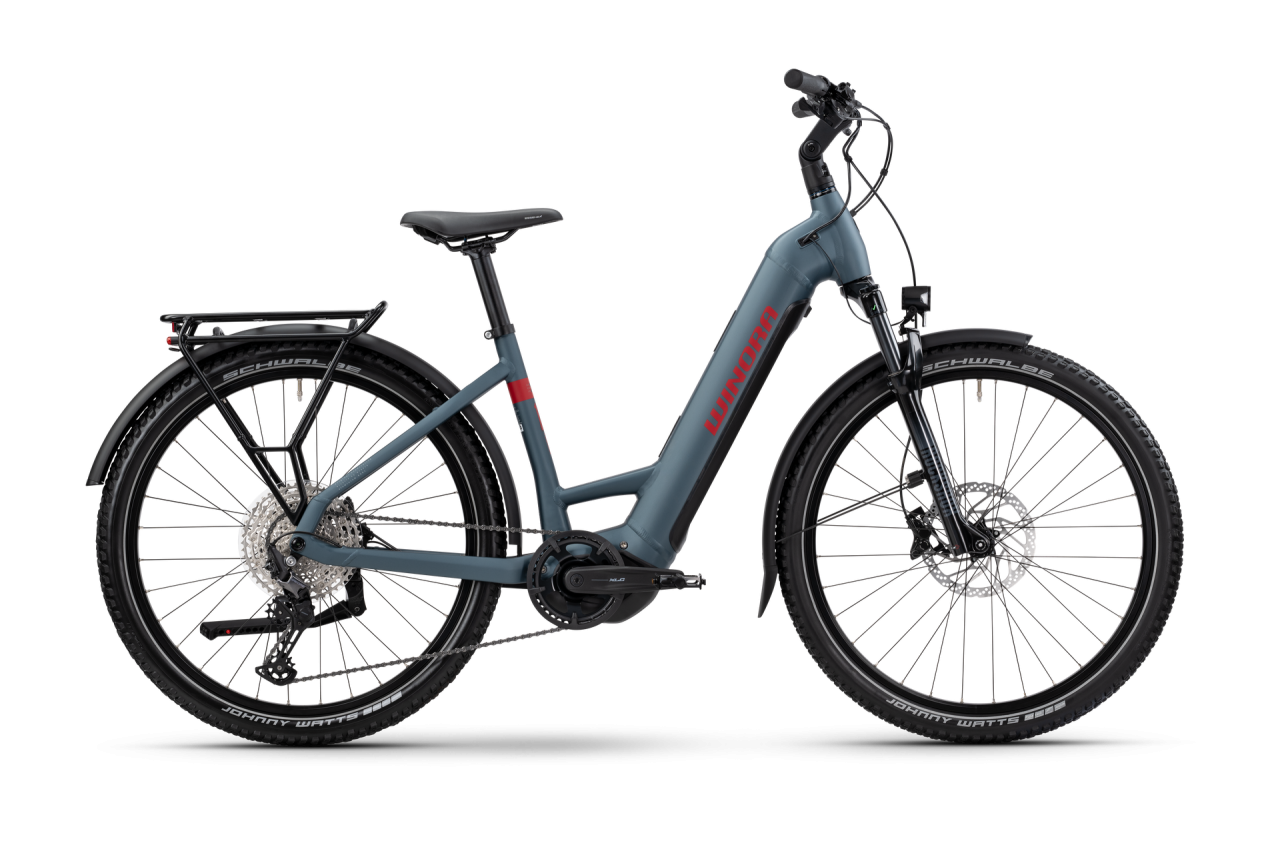 Winora Winora Yucatan X12 - Low metallic stone blue matt 45 2025