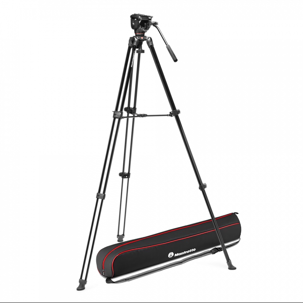 Manfrotto Manfrotto MVK500XAM Treppiede video in alluminio MVT502AM con Testa Fluid 500X