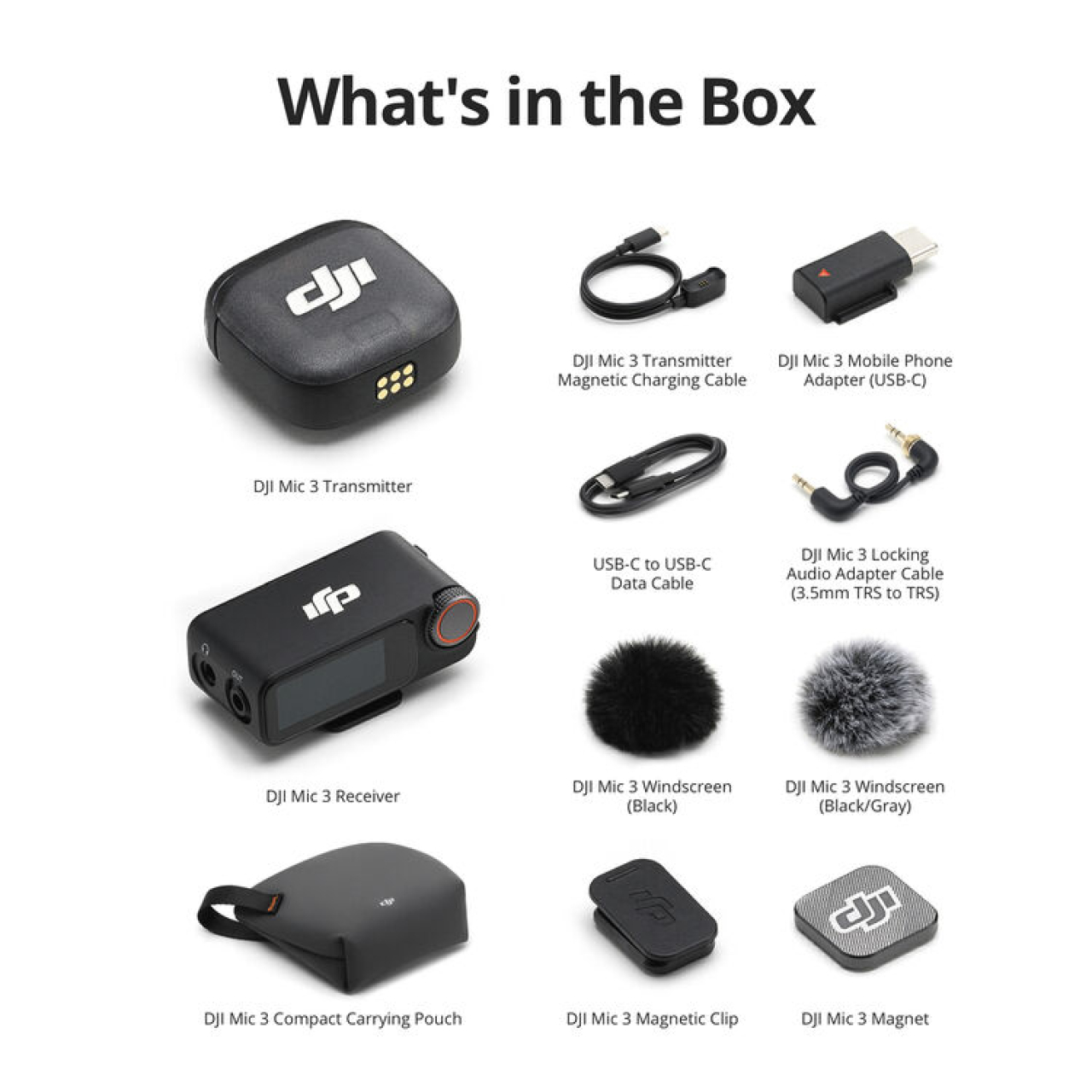 Dji Dji - Mic 3 (1 TX + 1 RX) (CE)