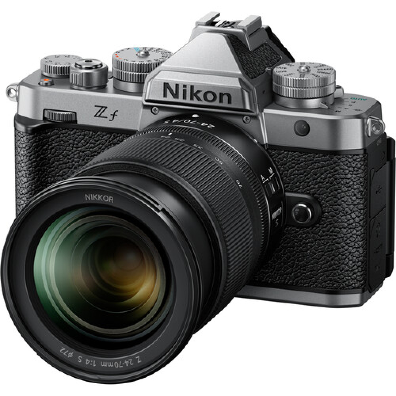 Nikon Nikon Z f Silver+ 24-70mm f/4 S + SDXC 128GB - Garanzia Nital