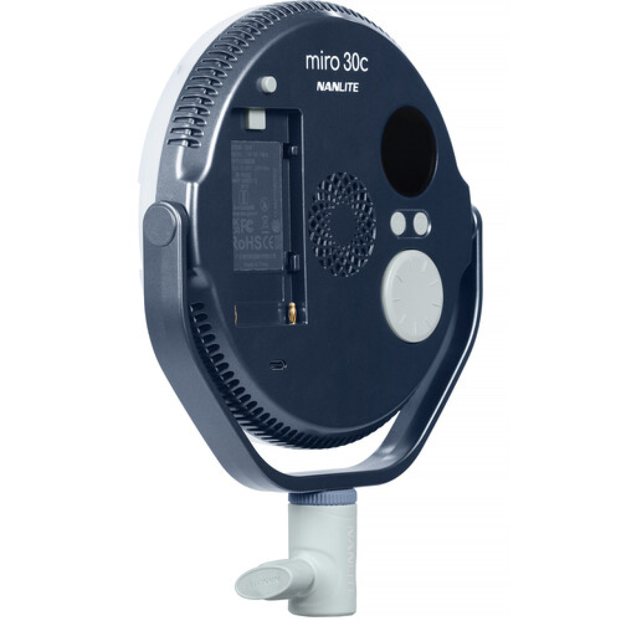 Nanlite Nanlite - Miro 30C Led Full-Color Round Panel Light Midnight Blue