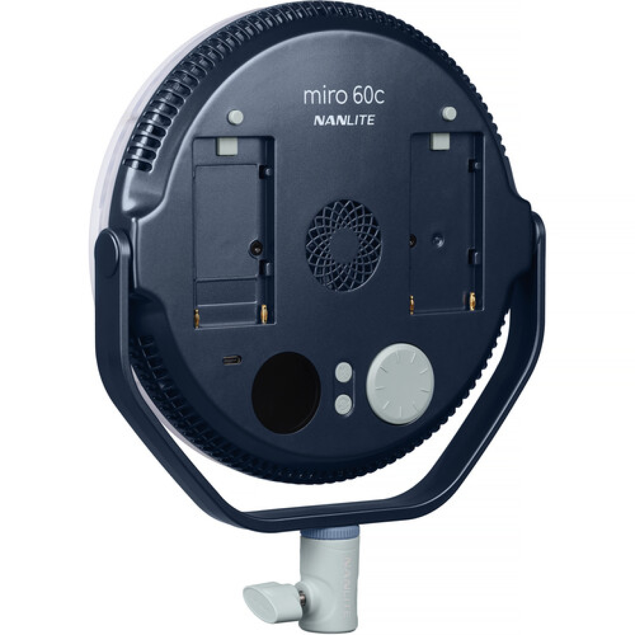 Nanlite Nanlite - Miro 60C Led Full-Color Round Panel Light Midnight Blue