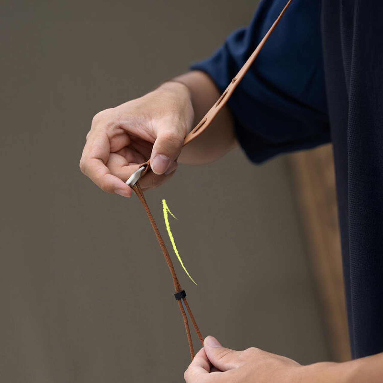 Pgytech Pgytech CB-583 Tracolla Slim (verde oliva vintage)