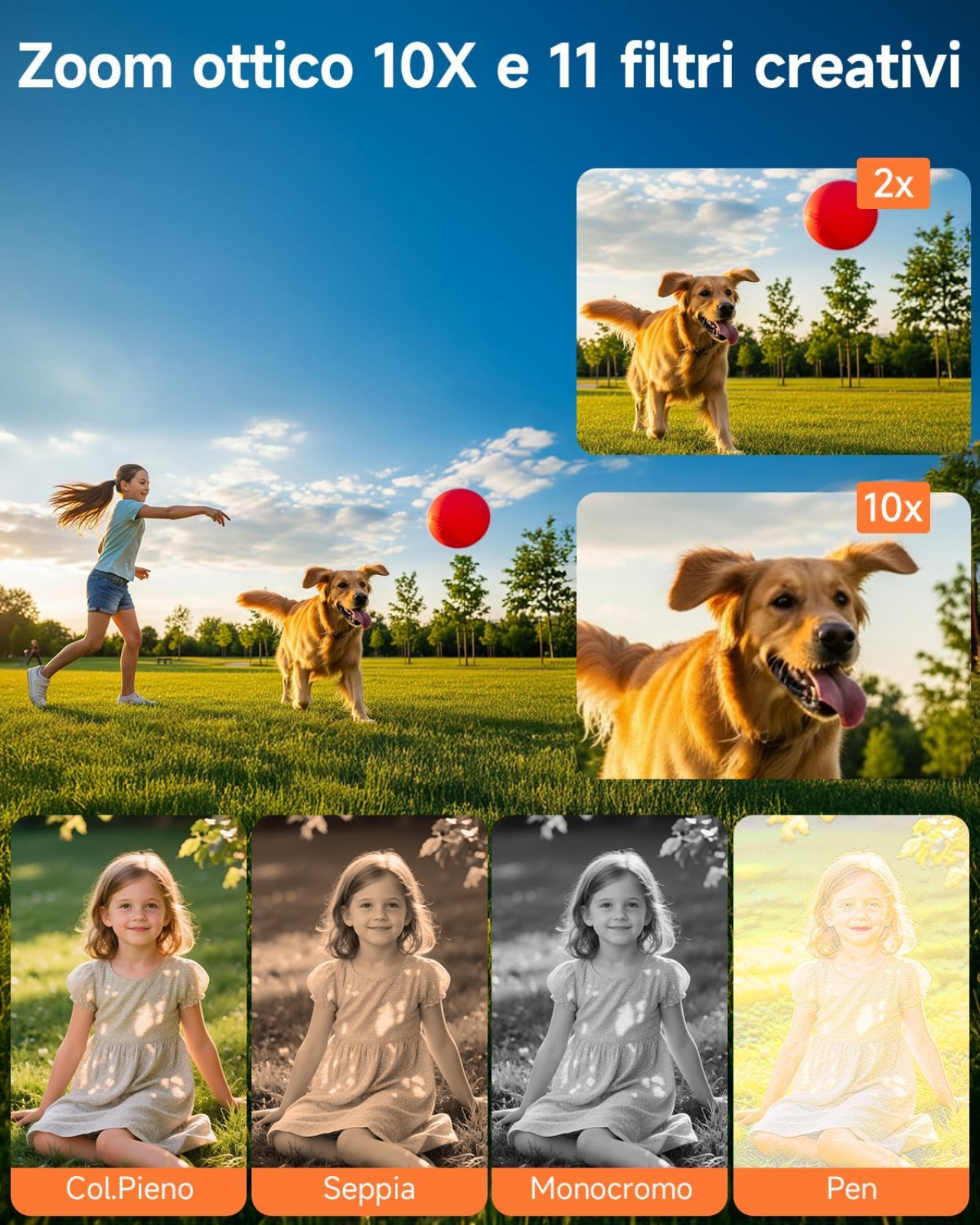 Rollei Rollei - Compactline 10x Flip Screen