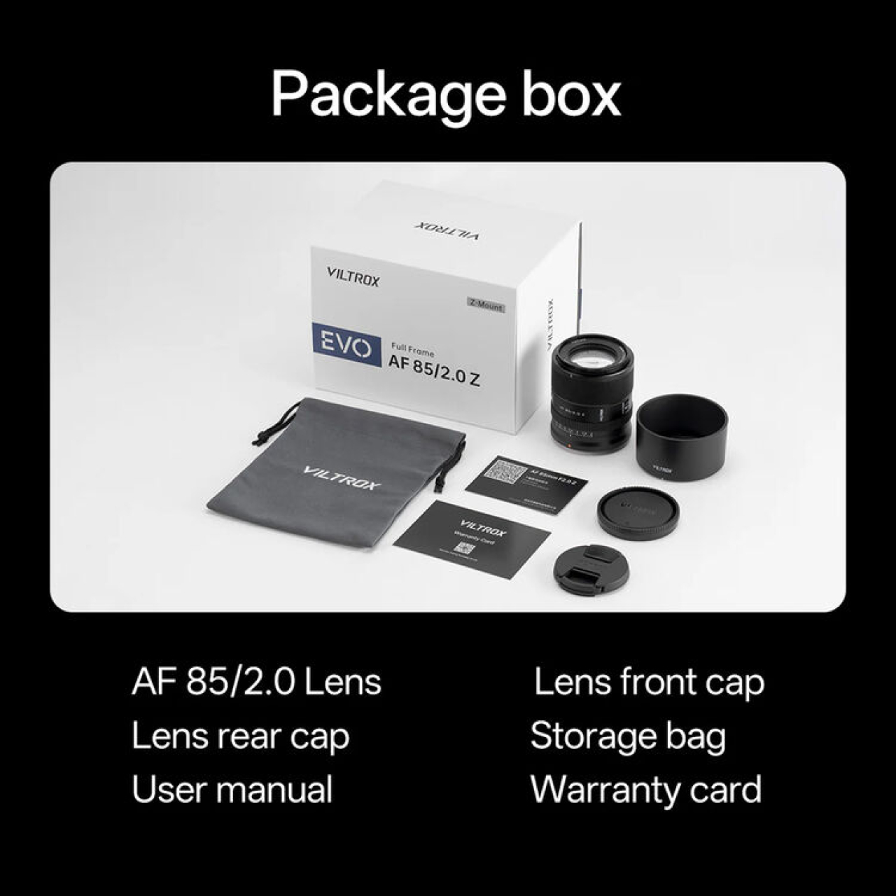 Viltrox Viltrox Ob. AF 85MM F/2 Evo Nikon Z