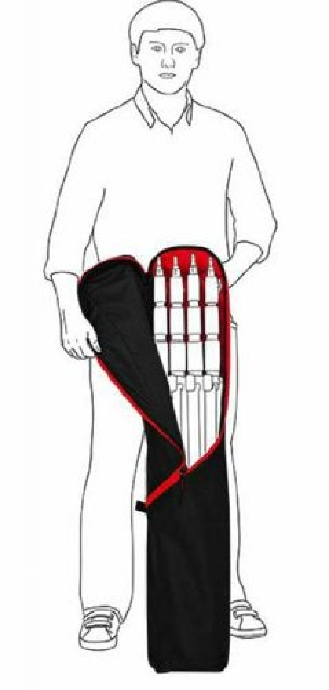 Manfrotto Manfrotto - Borsa imbottita per 3 Stativi BabyLight Piccoli LBAG90