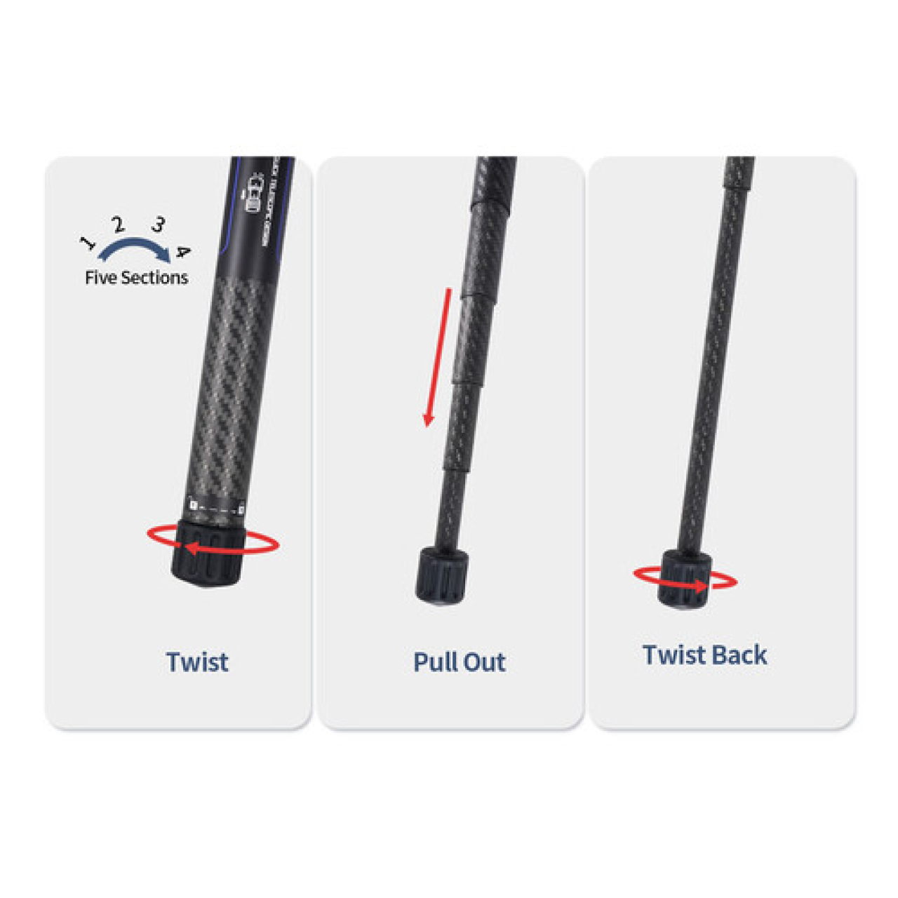 Sirui Sirui - Treppiede Traveler AT-125 CON TESTA E-10