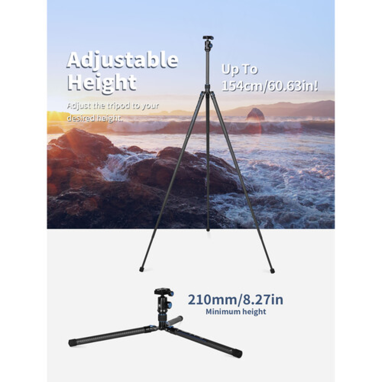 Sirui Sirui - Treppiede Traveler AT-125 CON TESTA E-10