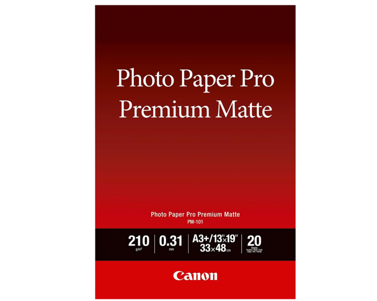 Canon Canon - Carta A3+ Pro Premium Matte 210 GR 20 F