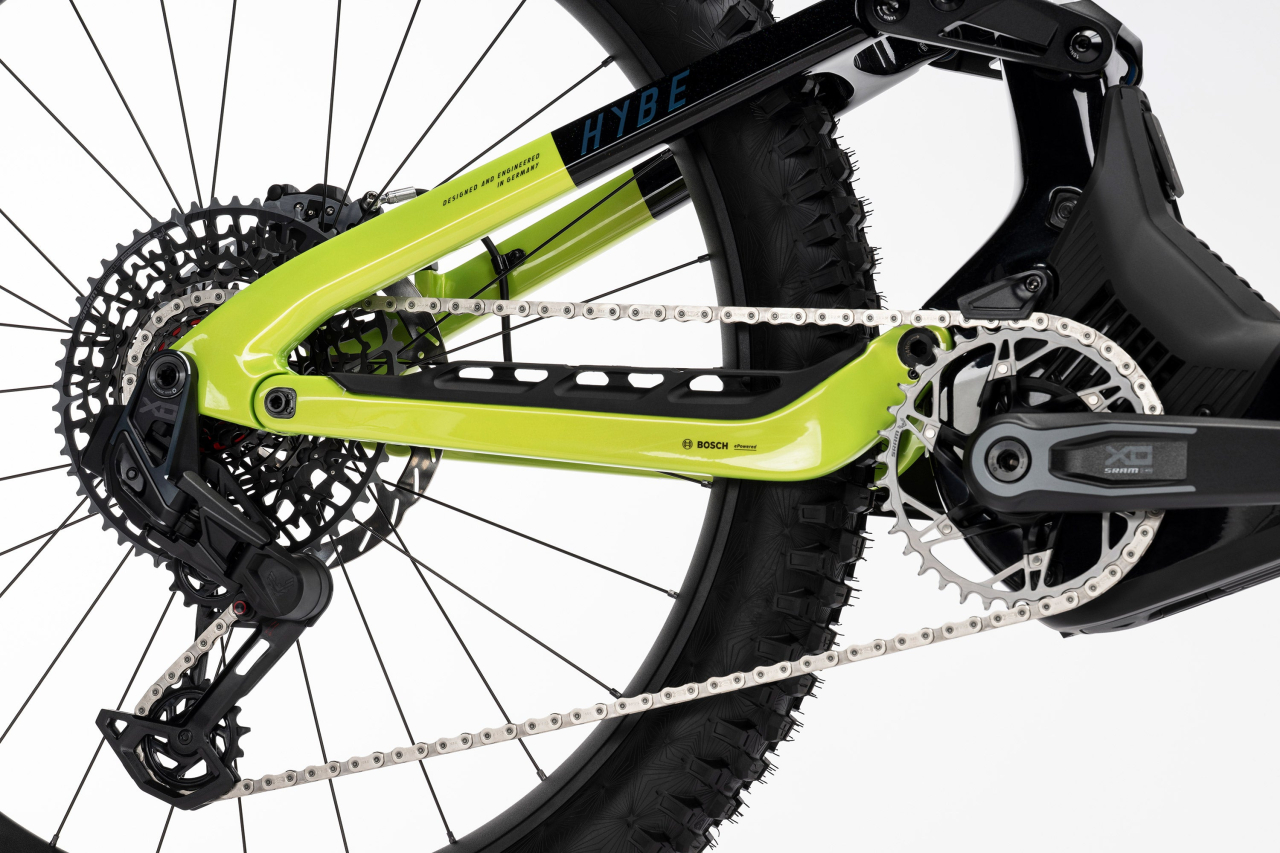 Haibike Haibike HYBE CF 11 - High sparkling white/splatter black/radiant green Taglia 43 2026