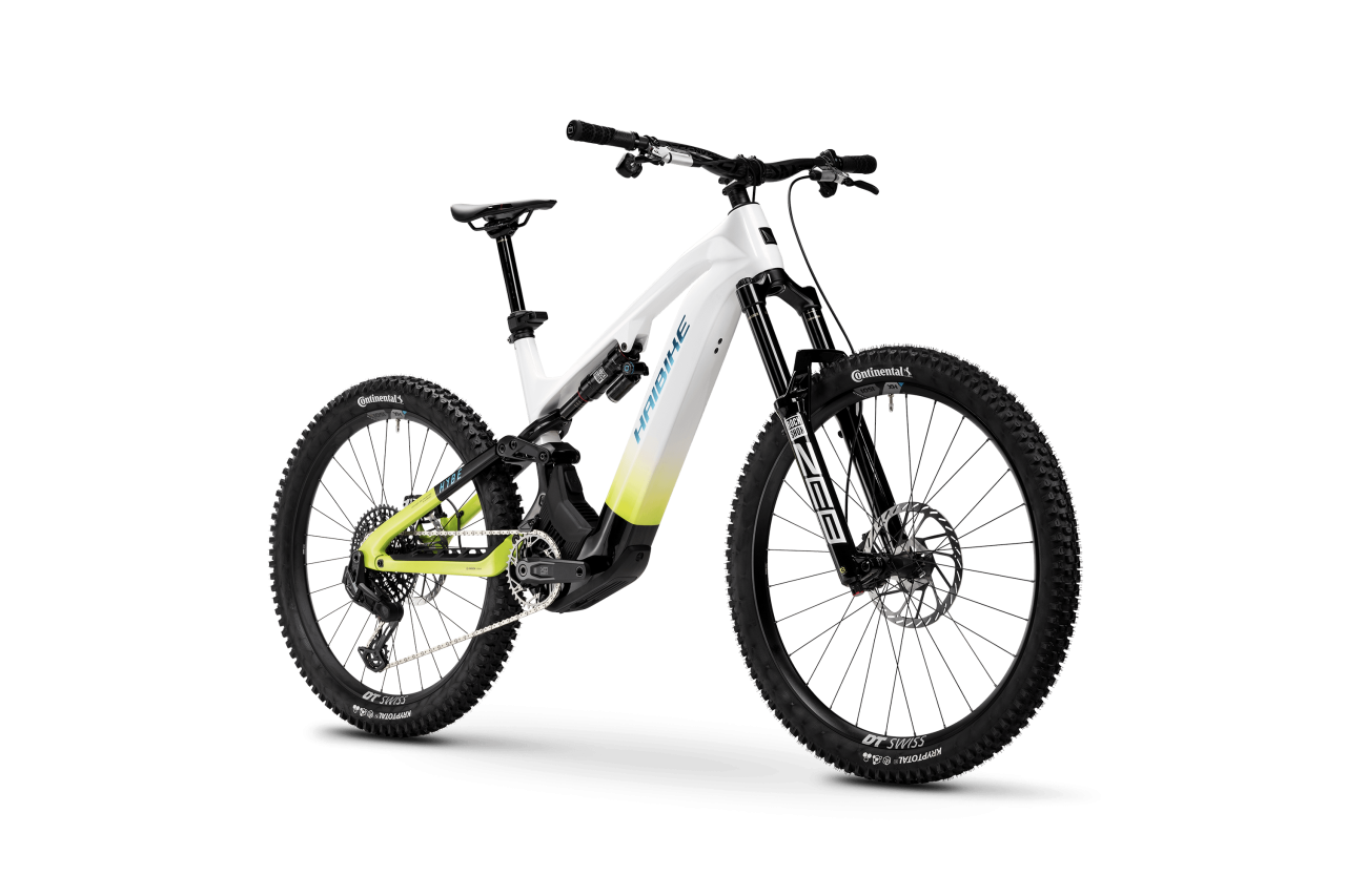 Haibike Haibike HYBE CF 11 - High sparkling white/splatter black/radiant green Taglia 49 2026