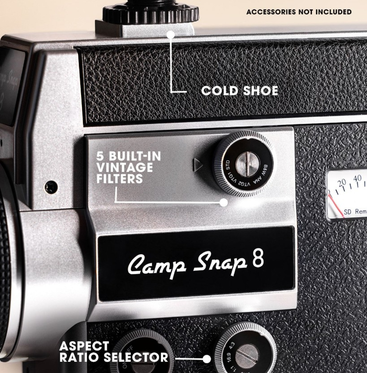 Camp snap Camp Snap Video Camera CS-8 Black