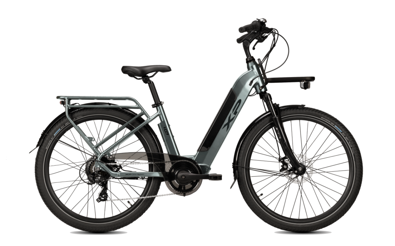 Xp bikes XP Bikes  I-D7 Unisex 26'' 60mm 7v 649wh XP Rear Motor Ash Grey Taglia Unica