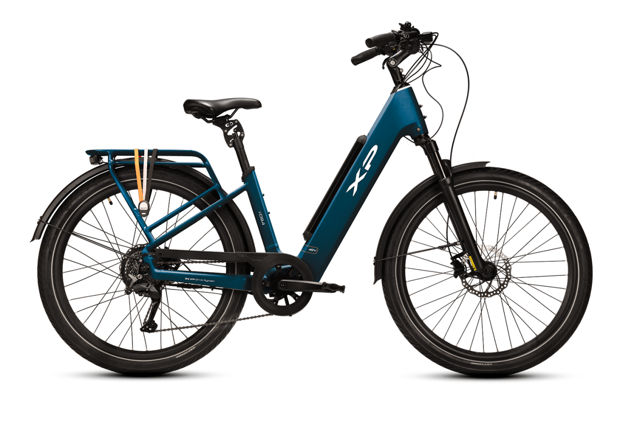 Xp bikes XP Bikes  I-D9.4 27.5'' 60mm 9v 865wh XP Rear Motor Emerald Blue Taglia Unica