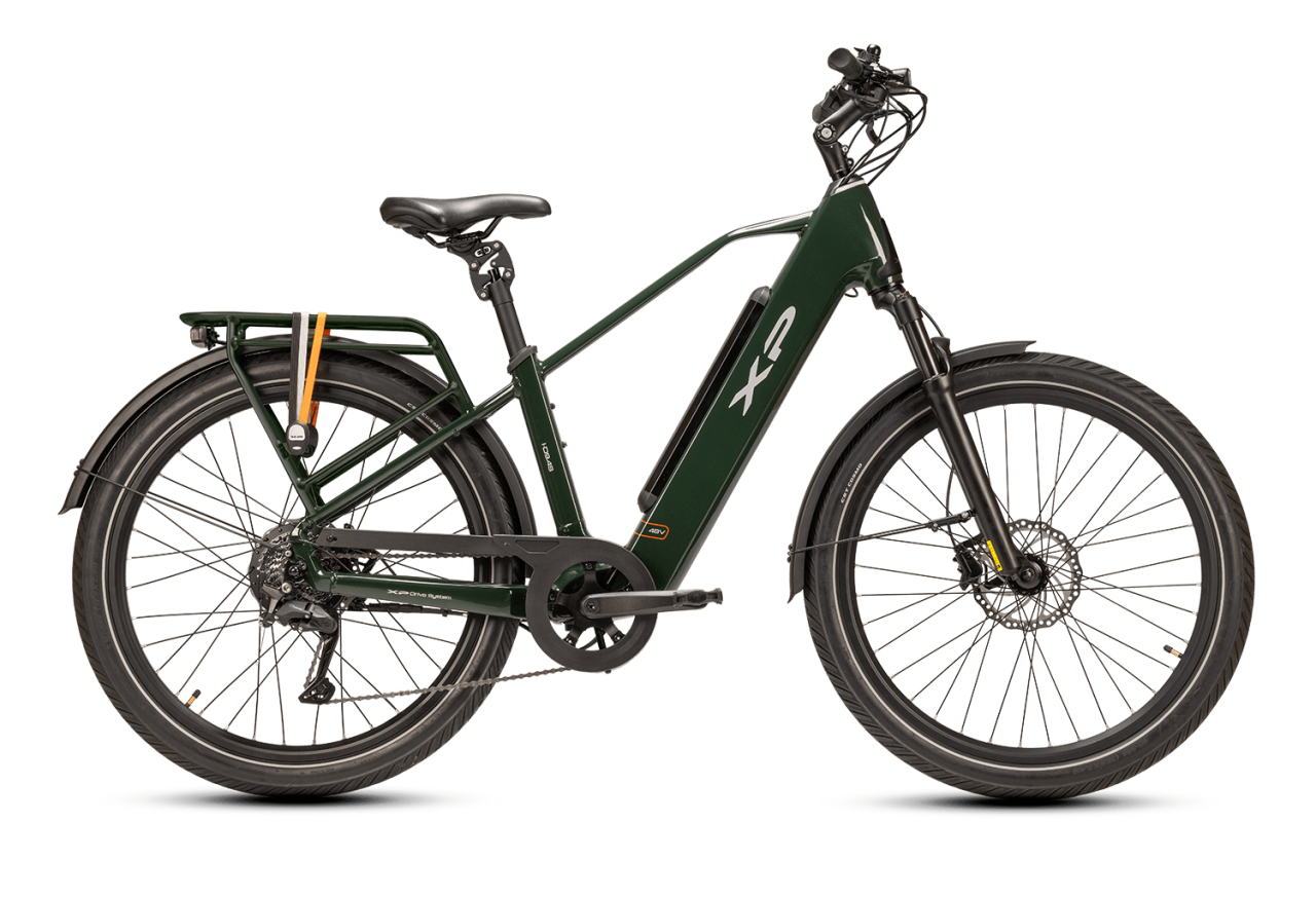 Xp bikes XP Bikes I-D9.4S 27.5'' 60mm 9v 865wh XP Rear Motor Dark Green Taglia Unica