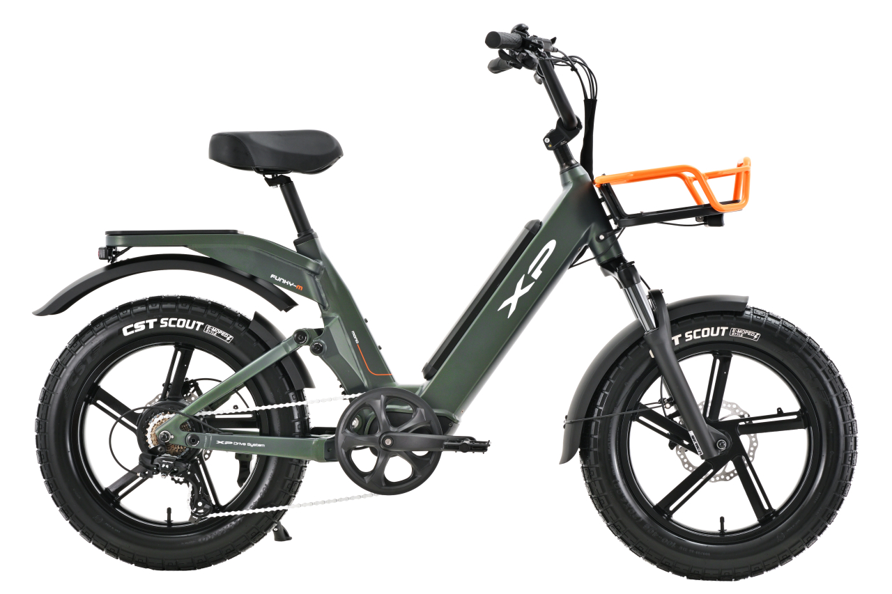 Xp bikes XP Bikes Funky Mono 20'' 7v 865wh XP Rear Motor Dark Olive Taglia Unica