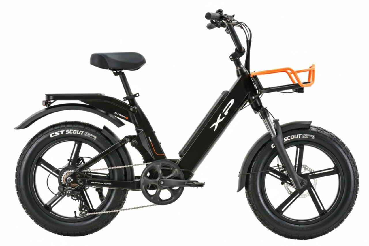 Xp bikes XP Bikes Funky Mono 20'' 7v 865wh XP Rear Motor Galaxy Black Taglia Unica