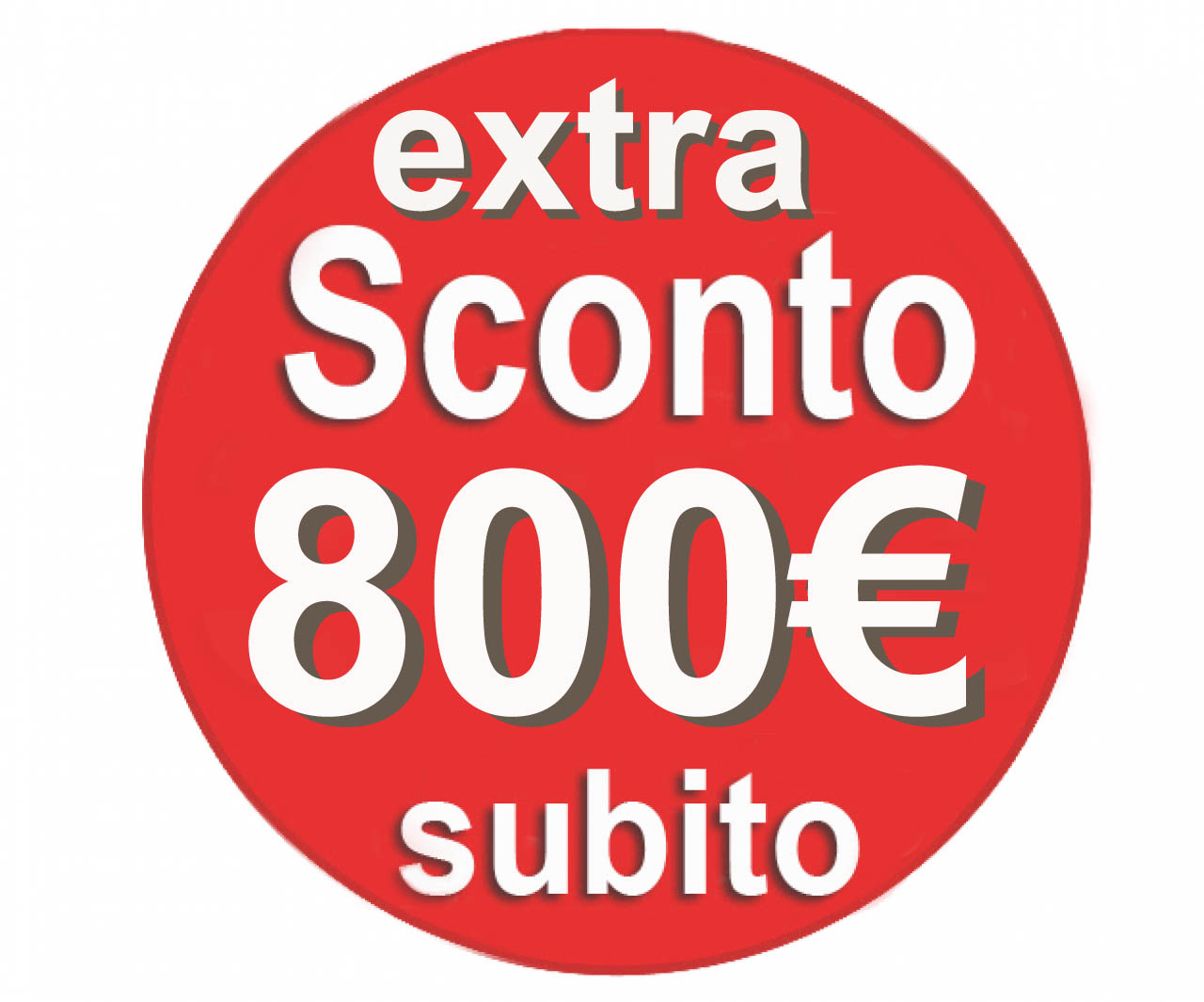  Sconto subito €.800