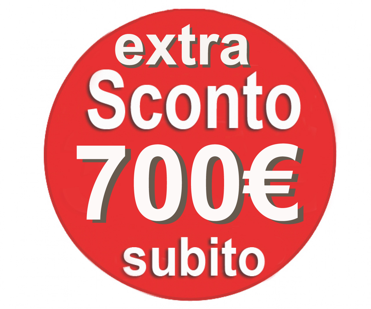  Sconto subito €.700 extra