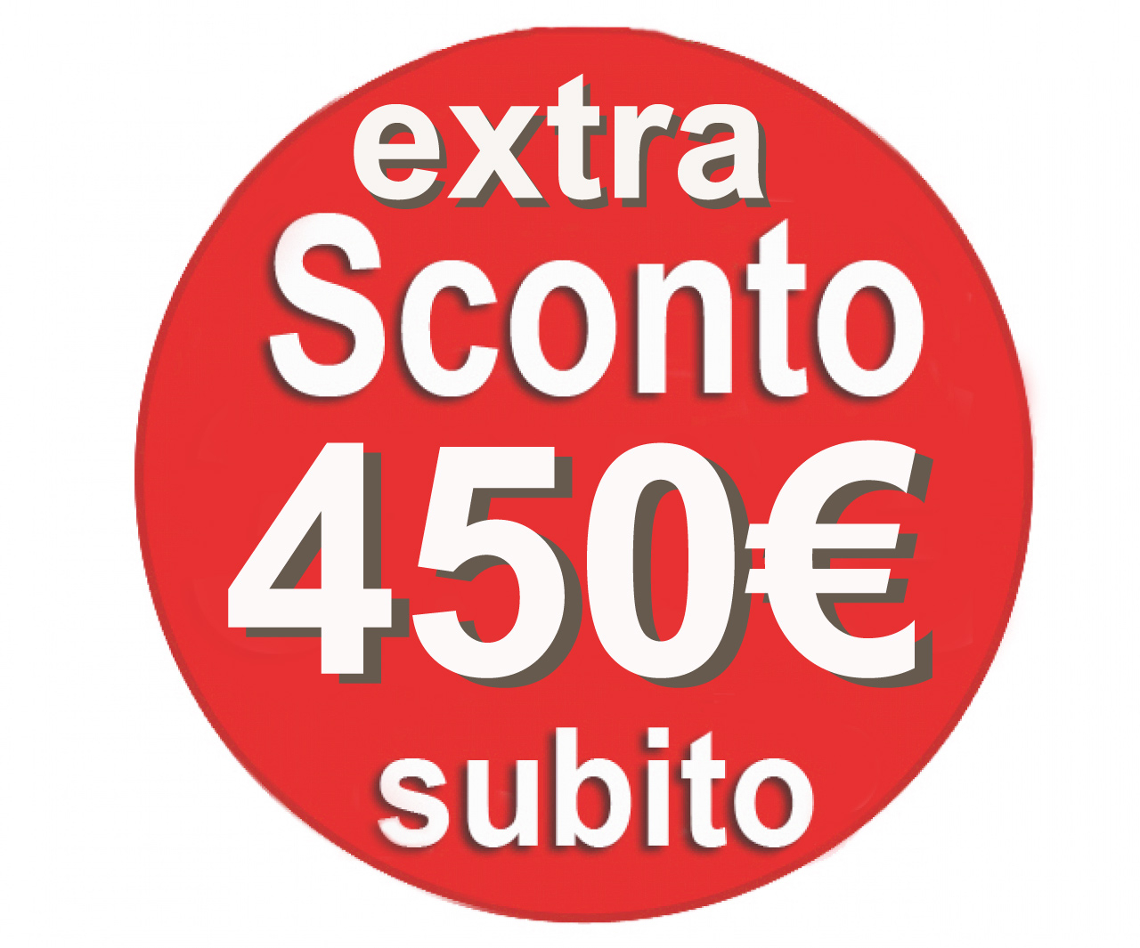 Sconto subito €.450