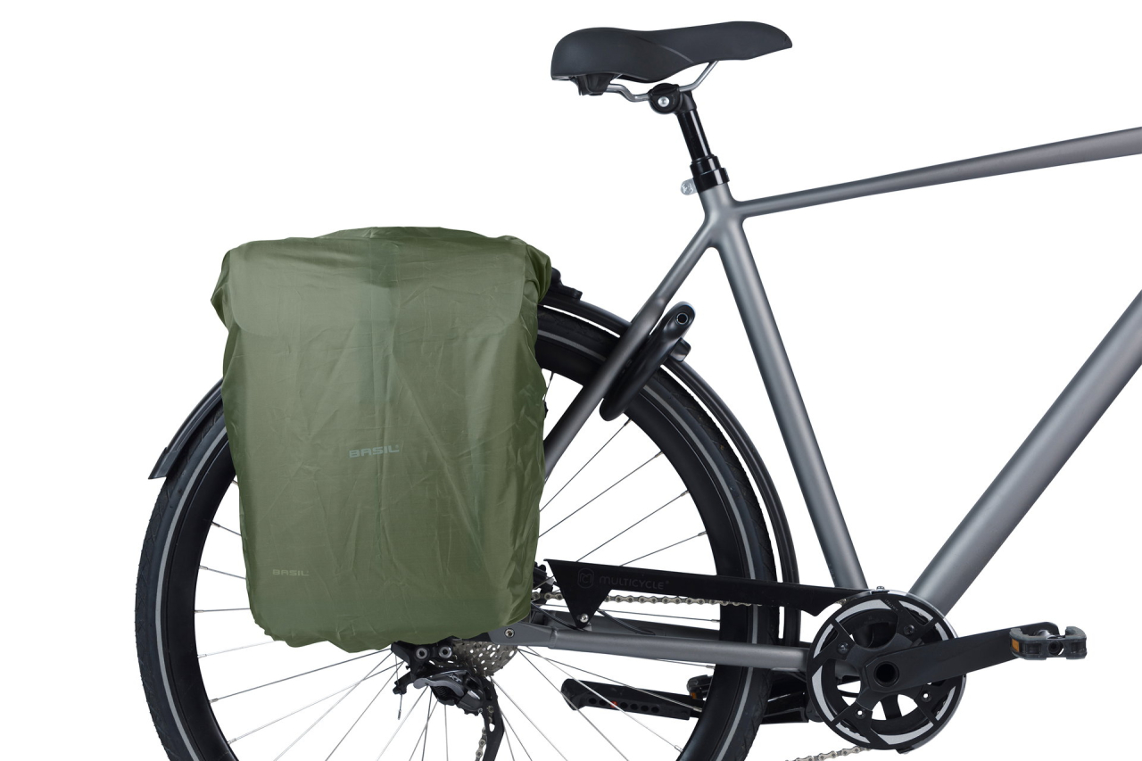 Basil Basil double panniers Move nero, 30l