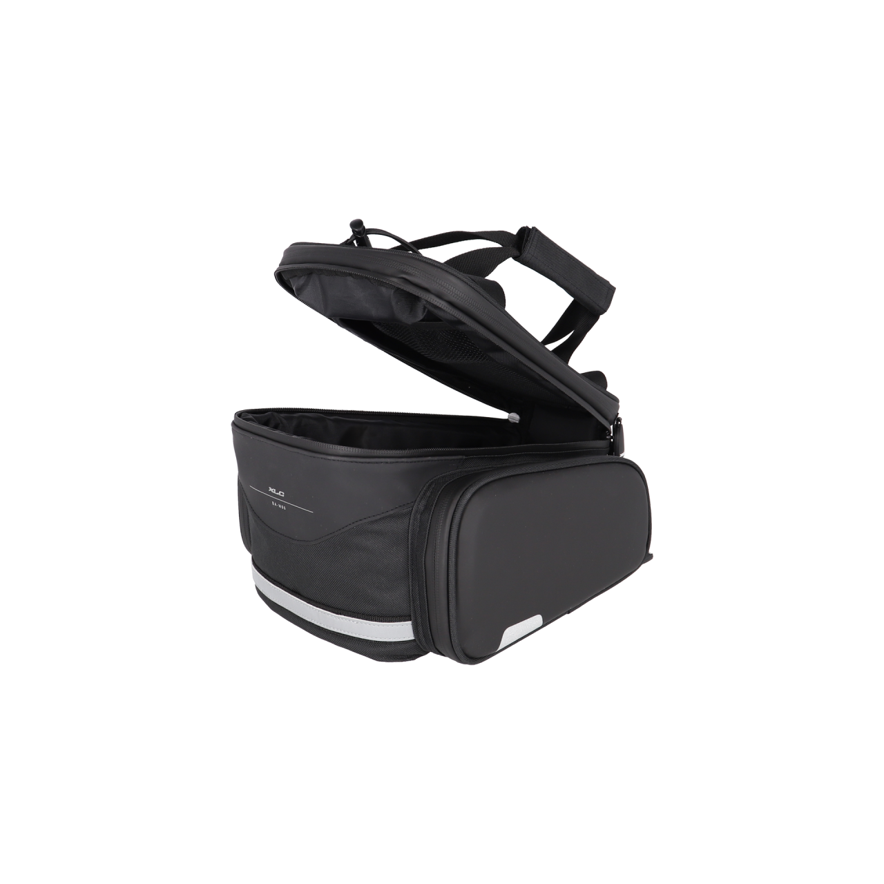 XLC XLC Borsa per portapacchi 5:1 BA-M06 nero/antracite, 28x18x15cm, 8,5-21,5l