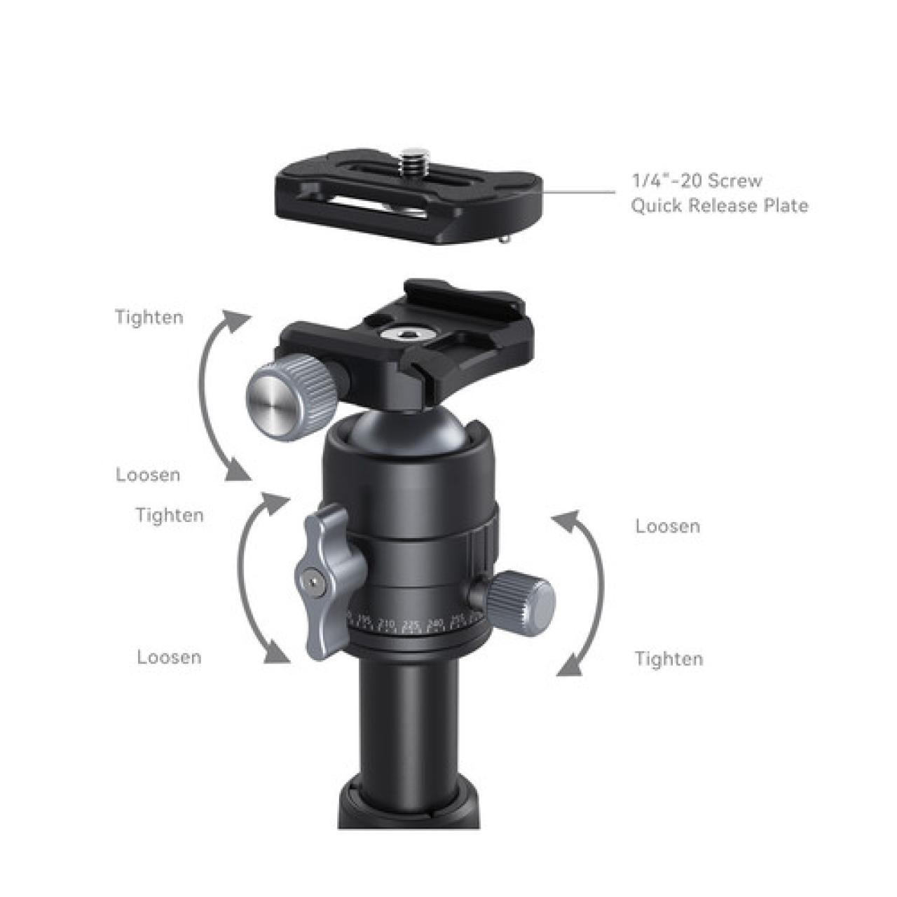 Smallrig SmallRig Aluminum Mini Tripod VT-20 4289