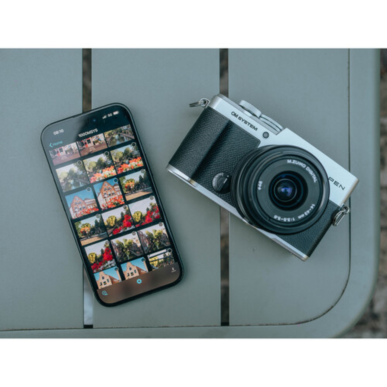 Om system olympus OM SYSTEM PEN Mirrorless Camera (Silver)