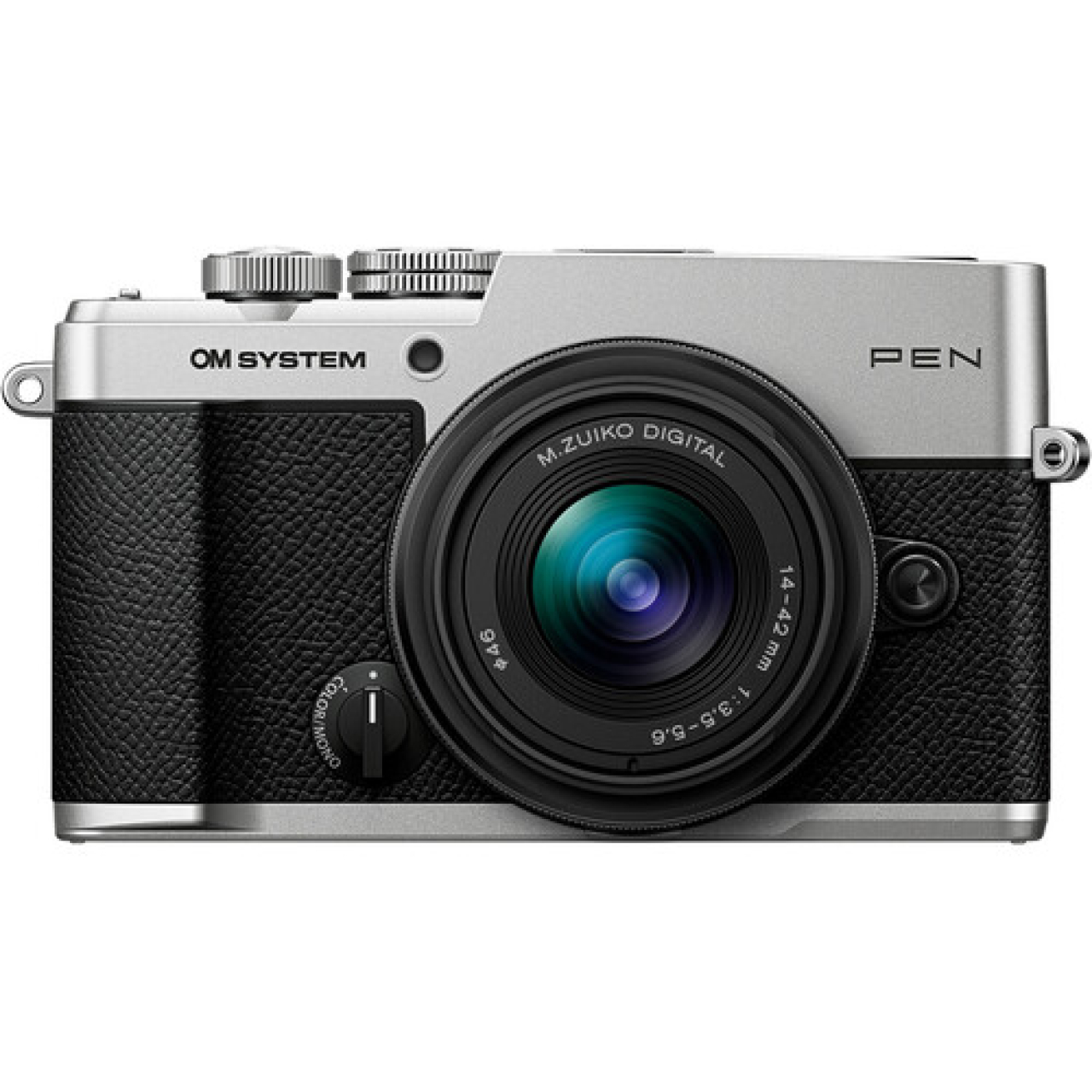 Om system olympus OM SYSTEM PEN Mirrorless Camera with 14-42mm III Lens (Silver)