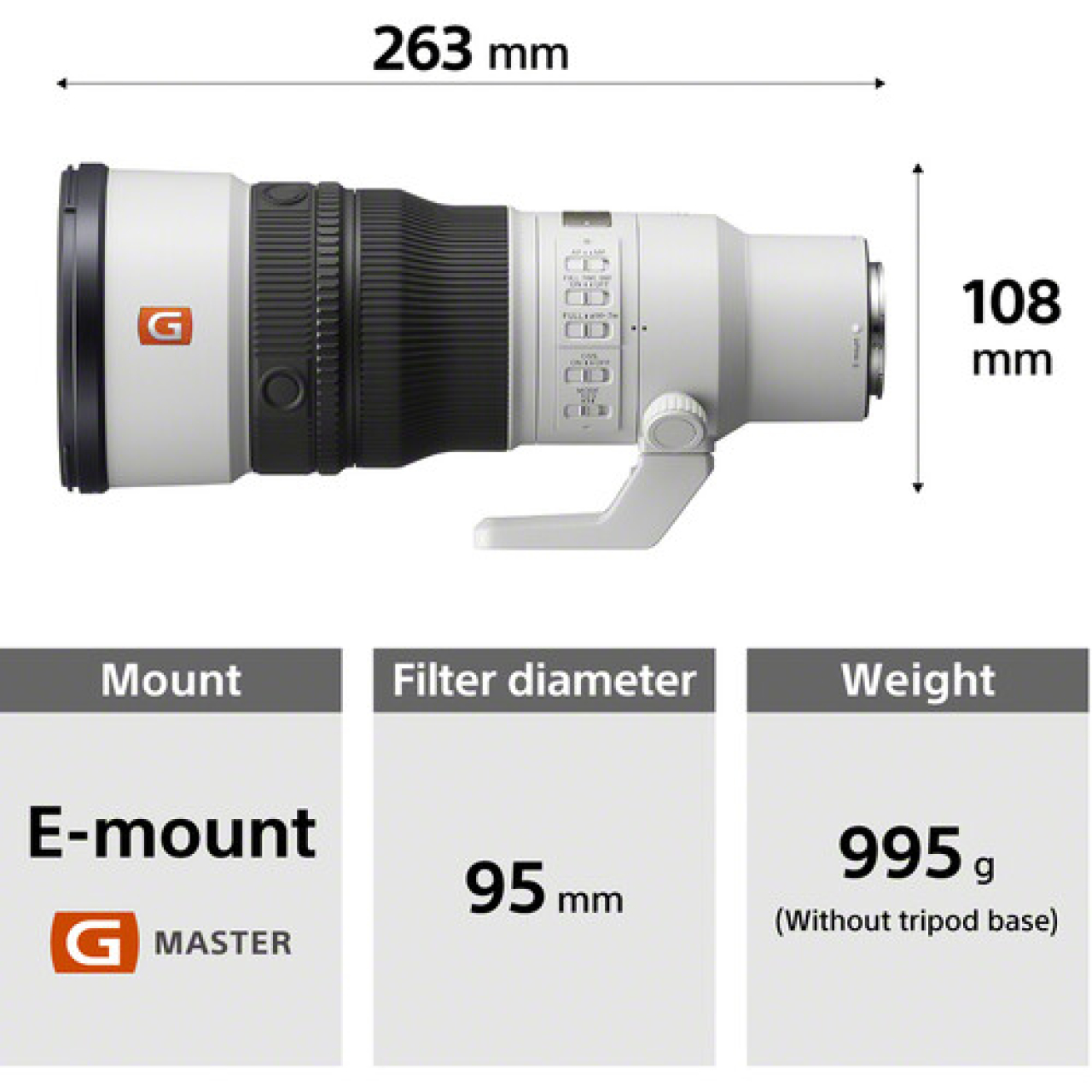 Sony Sony ob. FE 600 mm F/6.3 GM OSS