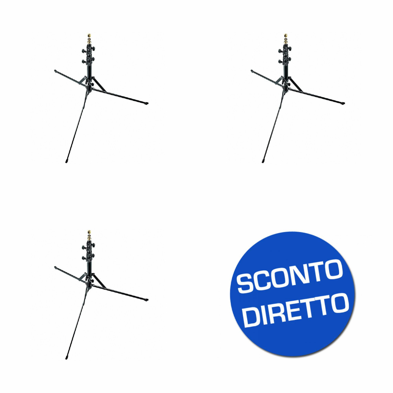 Manfrotto Manfrotto NANO BLACK STAND 5001B-1 + Manfrotto NANO BLACK STAND 5001B-1 + Manfrotto NANO BLACK STAND 5001B-1 + 