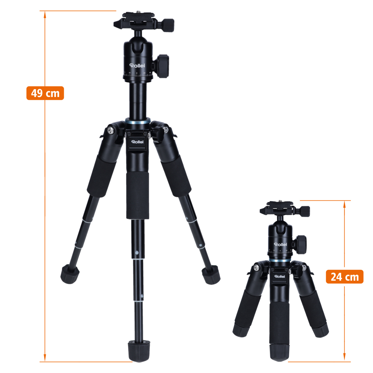 Rollei Rollei tripod M-1 Mini con testa black