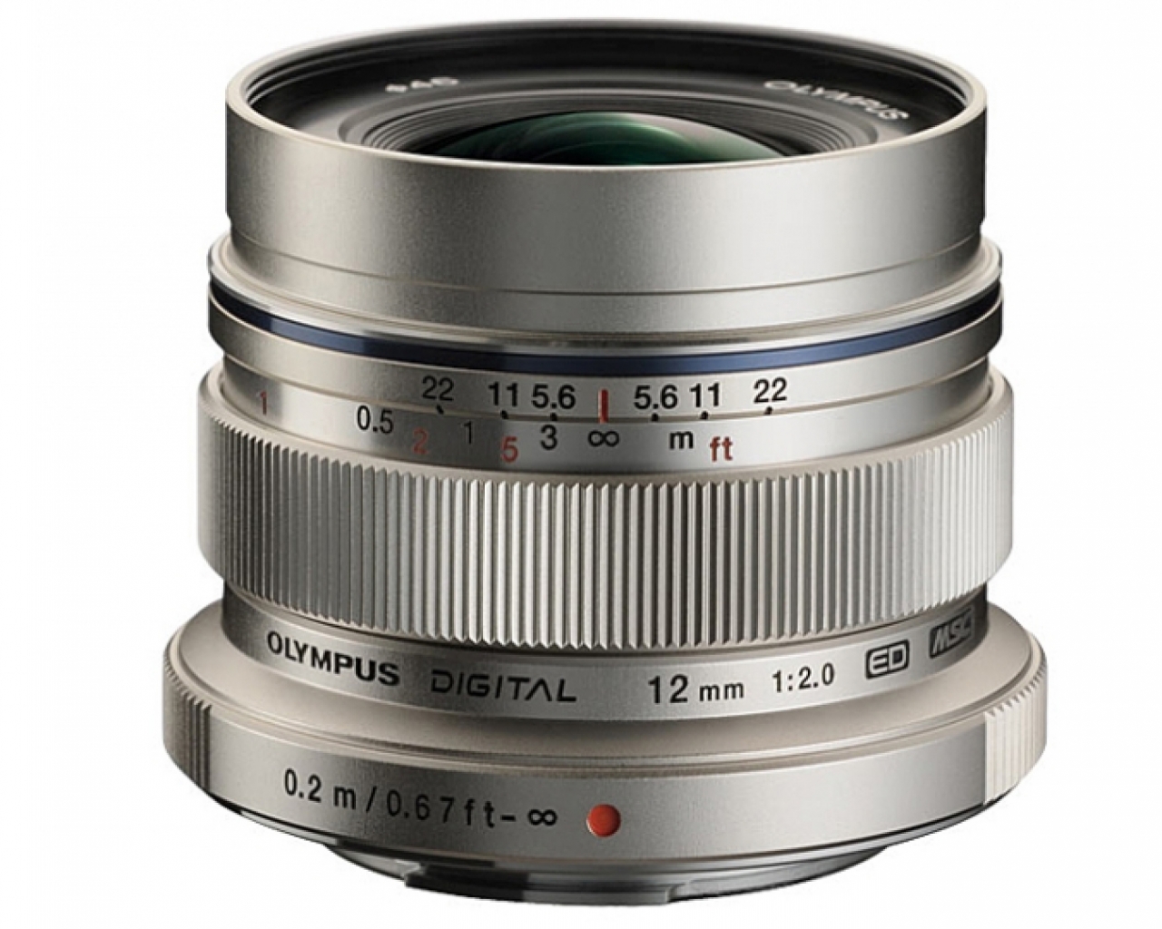 Om system olympus OLYMPUS OB. EW-M 12MM F/2 Silver