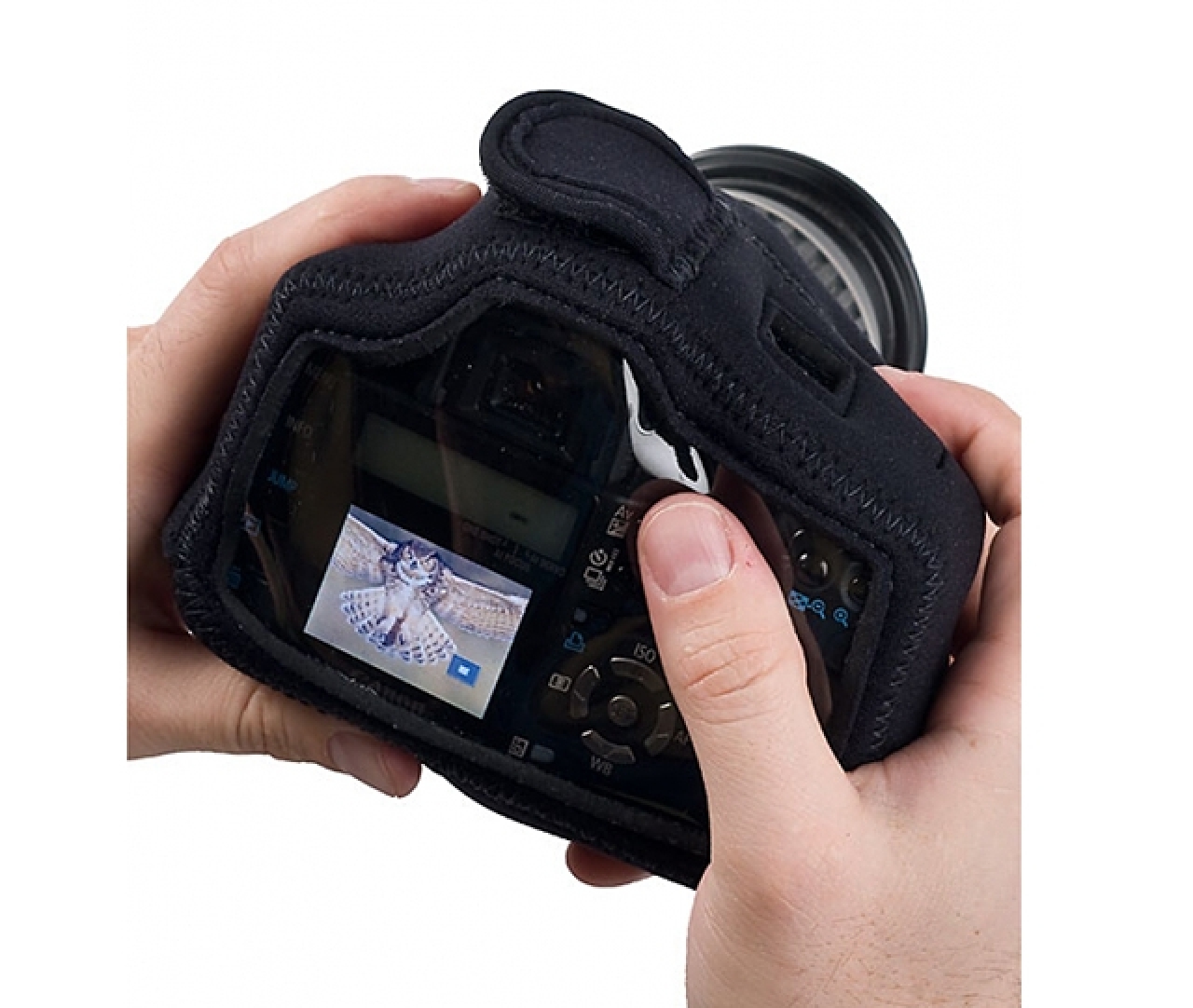 Lens coat Lenscoat - Bodyguard Compact Clear Back - Black