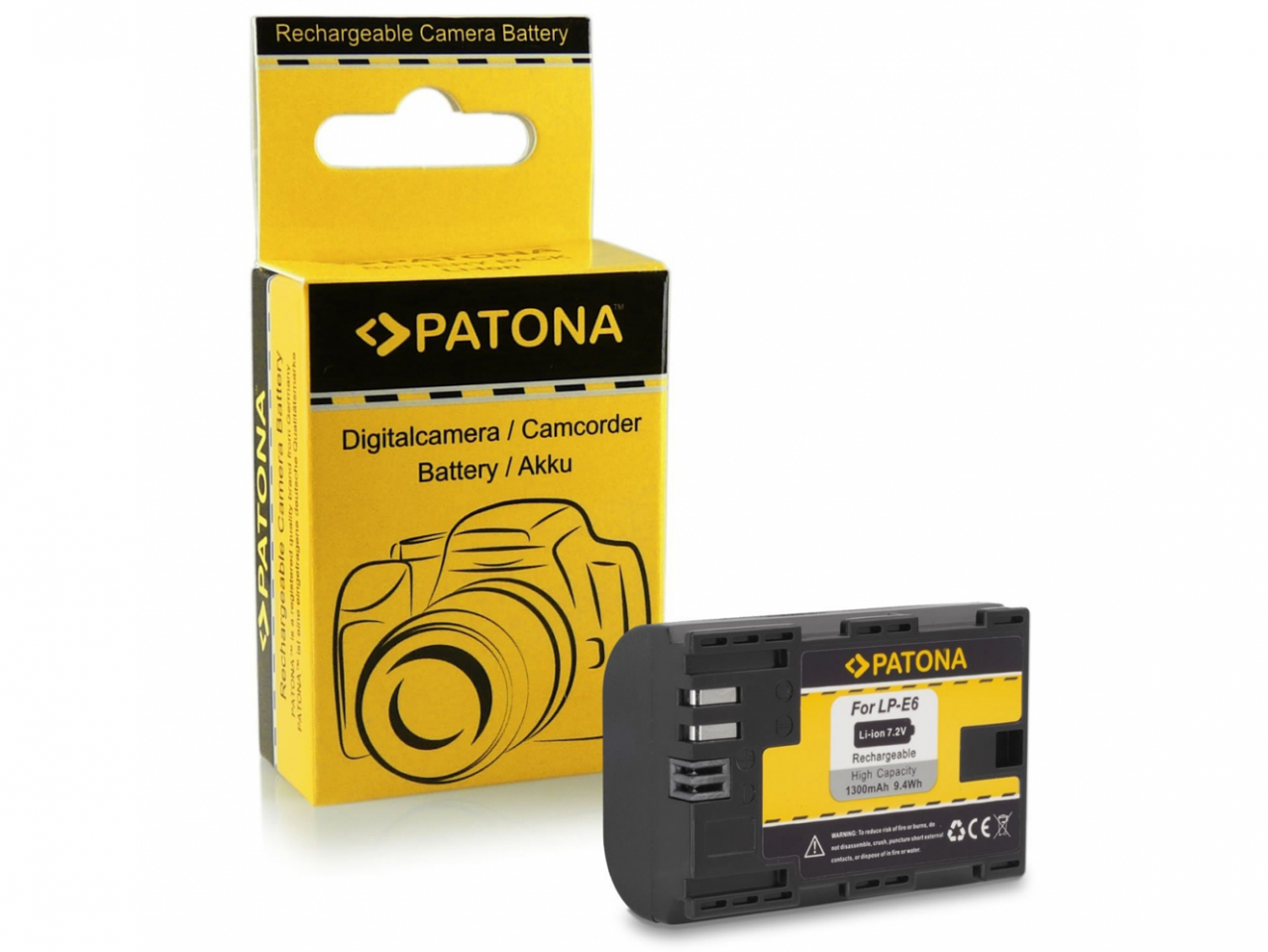 Patona BATTERIA CANON LP-E6 DI PATONA compatibile