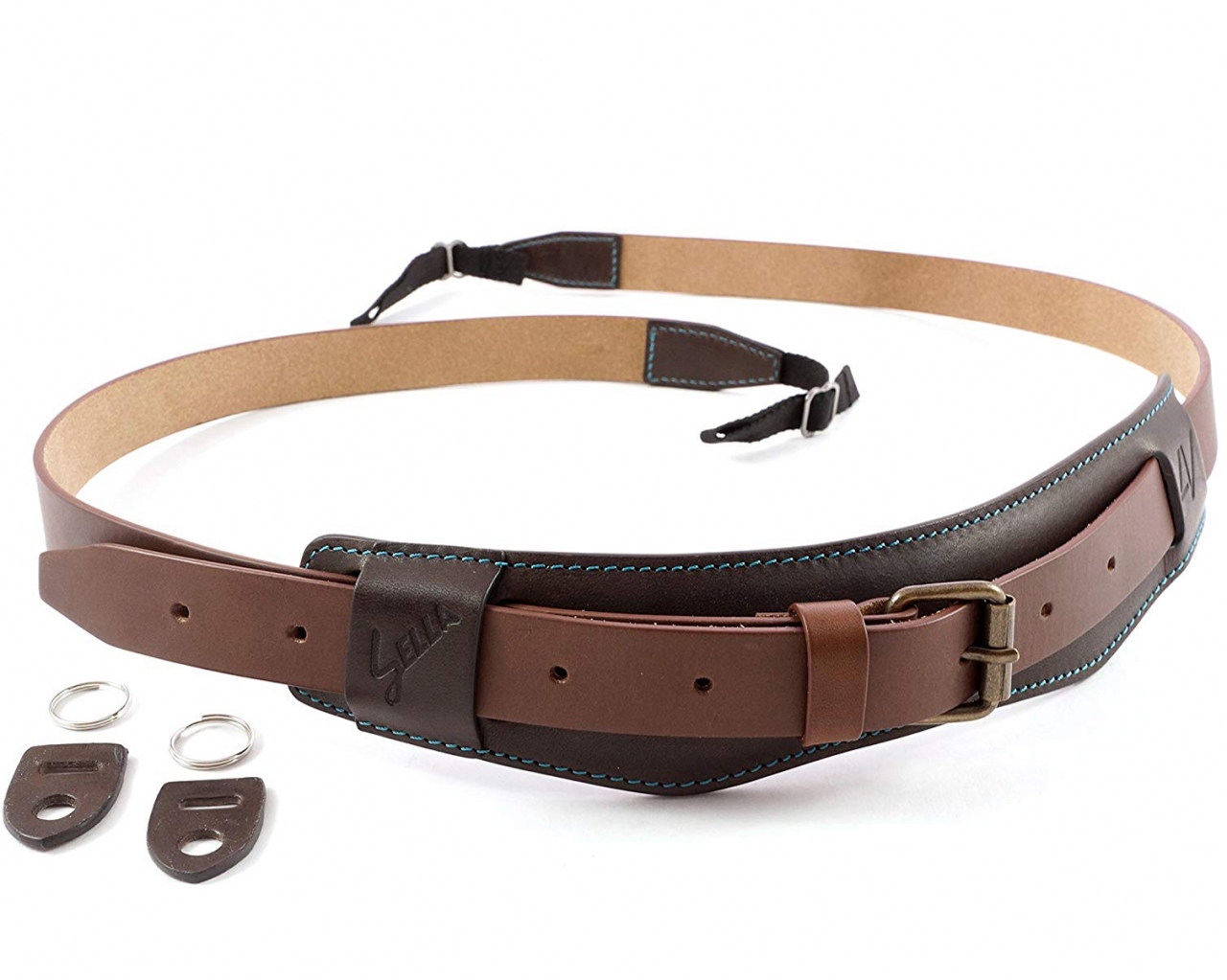 4v design 4V Design - SELLA Tracolla Large Coffe/Brown