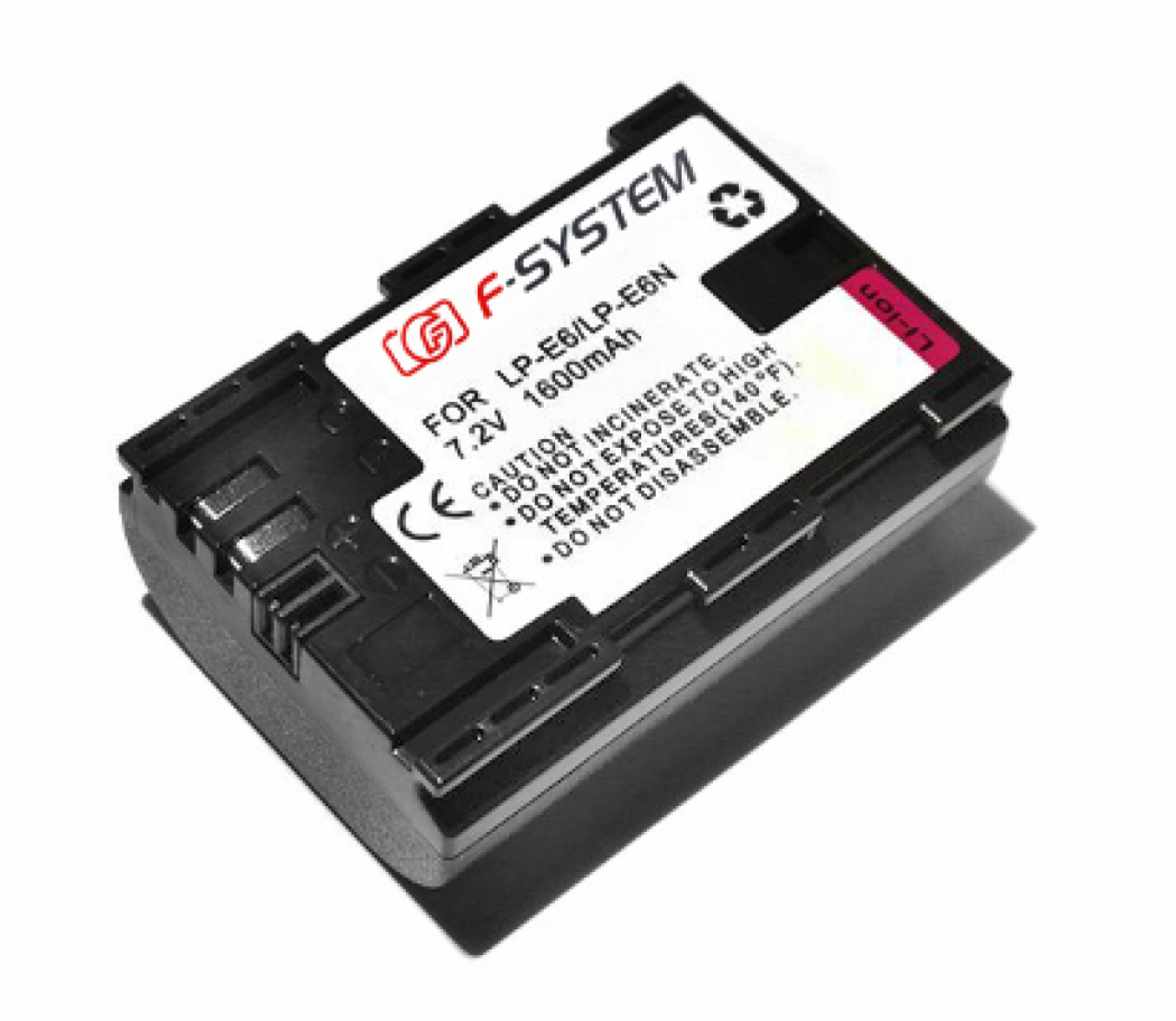 F-system F-System batteria compatibile Canon LP-E6 7,2 v 1600mAh