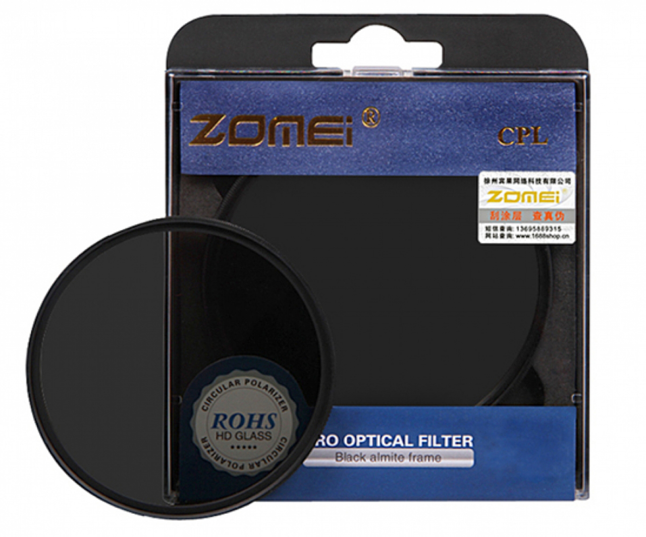 Zomei ZOMEI Filtro Polarizzatore Circolare 72 mm