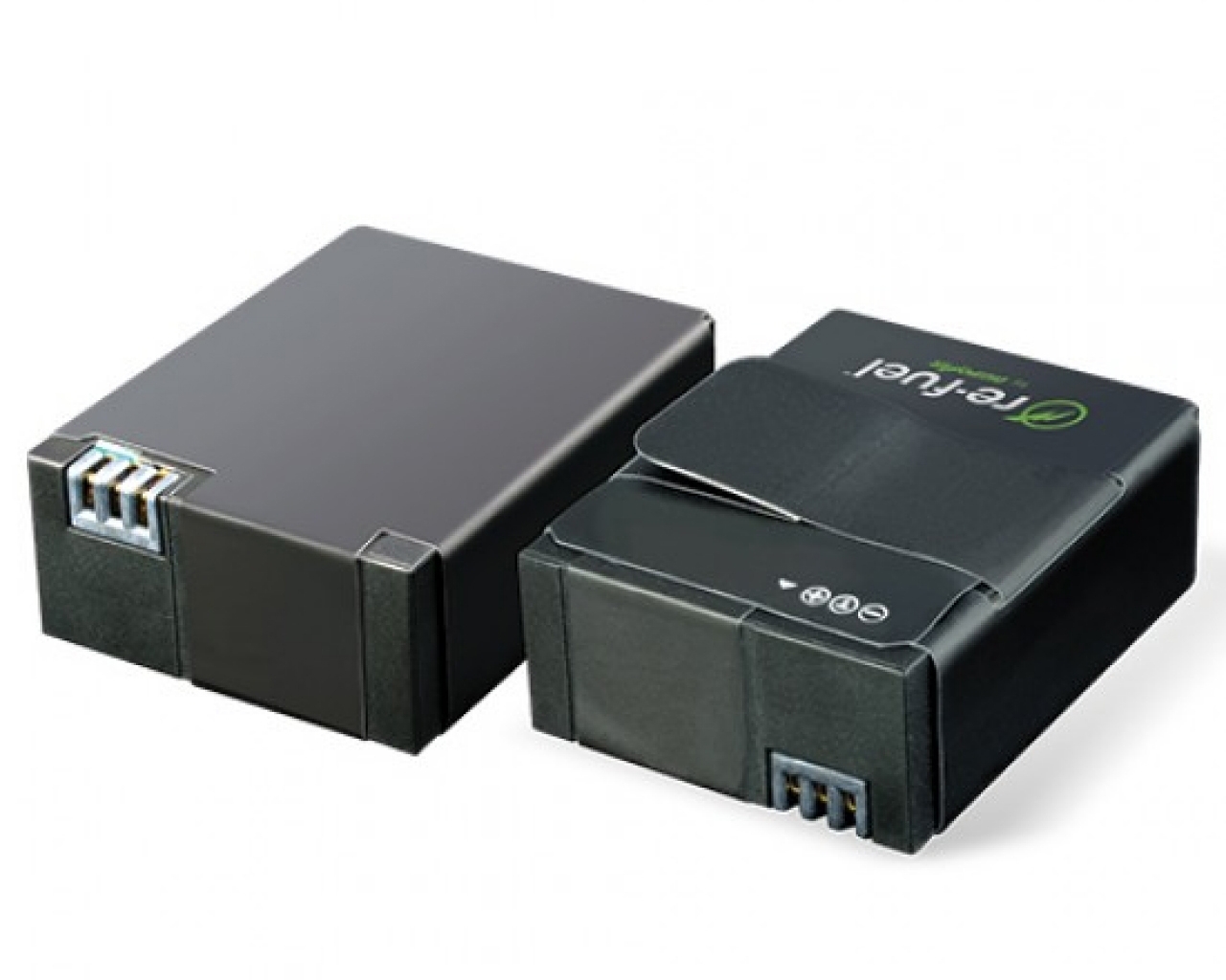 Refuel Re-Fuel - Go-Pro Hero 3 Series - 2 Pack Replacement Battery (AHDBT-302) with 1180mAh