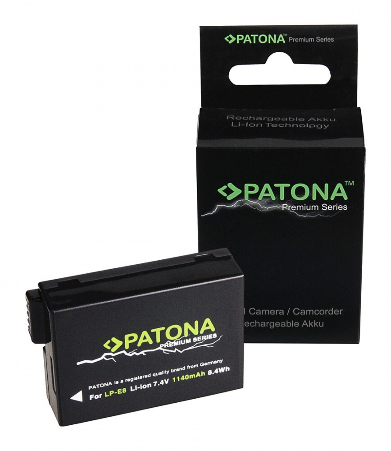 Patona Batteria Canon LP-E8 Patona Premium compatibile 1140mAh