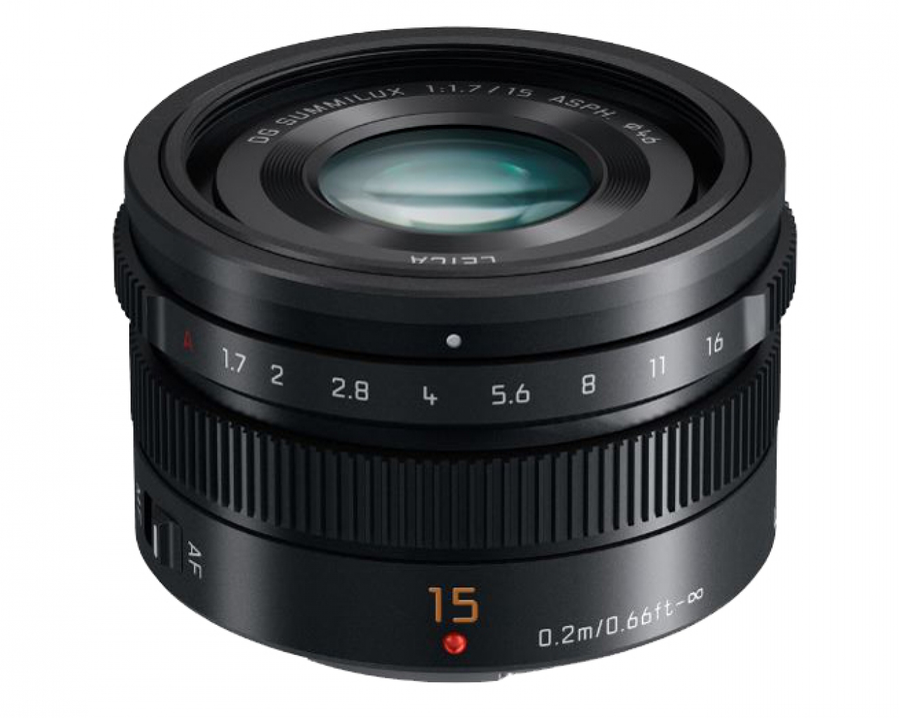 Panasonic lumix Panasonic Leica DG Summilux Ob. 15mm f/1,7 Black Gar. Fowa 4 anni