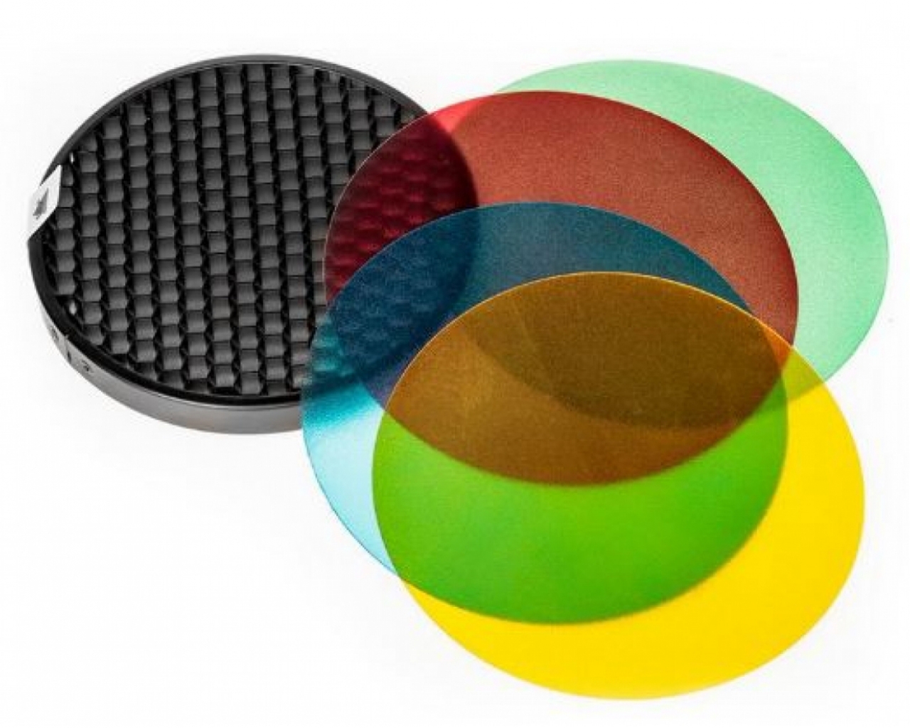 Quadralite Quadralite - Reporter Color gel pack and grid