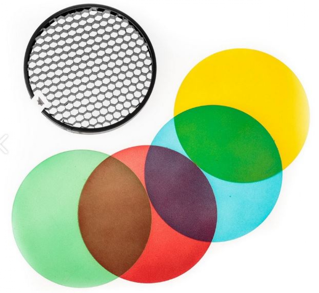 Quadralite Quadralite - Reporter Color gel pack and grid