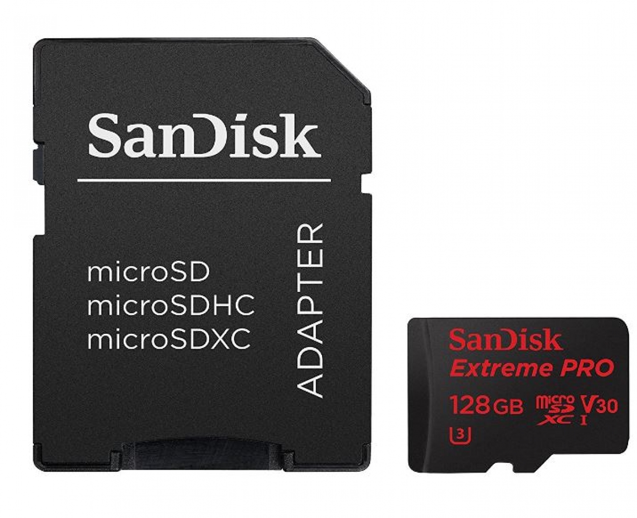 Sandisk Sandisk Micro SD Extreme PRO MOBILE  128 GB HC V30  
90/95 mb/s l